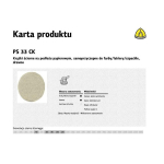 KLINGSPOR ADHESIVE ABRASIVE DISC 225mm PS33CK 100/50 pcs.