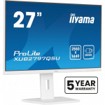iiyama ProLite XUB2797QSU-W2 PC lamekuvar 68,6 cm (27") 2560 x 1440 pikslit Quad HD LED Valge