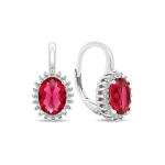 Brilio Brilio Silver Brilio Silver Luxury silver earrings with zircons EA422WR
