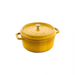 STAUB LA COCOTTE &Uuml;mar malmist pott, 3,7 liitrit, sidrunikollane
