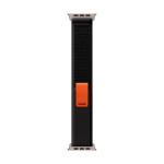 OBAL:ME tekstiilrihm Apple Watch'ile 42-49mm M-L must|oranž