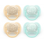 Philips Philips AVENT SCF091/49 lutt &Uuml;lipehme lutt Ortodontiline Silikoon Helesinine, Kollane