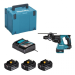 Makita DHR243RT3J aku kapasite kombineeritud puuri.