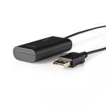 Nedis BTTR050BK juhtmeta helisaatja AUX + USB 10 m Must