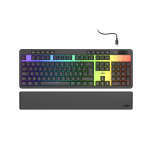 Hama 00217830 klaviatuur M&auml;ngimine USB QWERTZ Saksa keel Must
