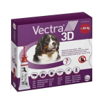 CEVA Vectra 3D (&uuml;le 40 kg) - anti-parasiittilahused koertele - 3 x 8 ml