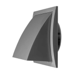 EUROPLAST VENT.GRILLE PLASTIK 190X190MM 125MM EXT.