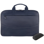 Tucano Borsa Idea komplekt: 15.6" s&uuml;learvuti kott + hiir, sinine