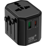 Plastrol Universaalne v&otilde;rguaadapter (EL, UK, USA, AU), Kiire laadimine PD20W+QC