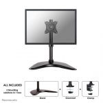 Neomounts NM-D335BLACK monitori kinnitus ja alus 76,2 cm (30") Laud Must