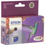 Epson Hummingbird T0801 Black Ink Cartridge tindikassett Originaal Must