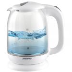 Mesko Mesko Kettle MS 1302w Electric, 2200 W, 1.7 L, Glass, 360&deg;