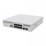 Mikrotik CRS310-8G+2S+IN: L3 Smart Switch Juhitav 2.5G Ethernet (100/1000/2500) Power over Ethernet tugi 1U Valge