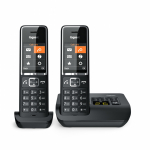 Gigaset COMFORT 550A Analoog-/DECT telefon Helistaja ID Must