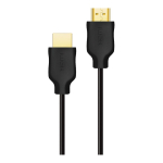 Philips SWV5531/00 HDMI-kaabel 3 m HDMI t&uuml;&uuml;p A (Standard) Must