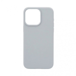 Apple Apple iPhone 15 Pro Premium Magsafe Soft Touch Silicone Case New Function Grey Blue