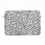 15-16 15-16 Inches Fabric Laptop Bag With Strap Leopard White