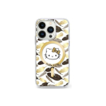 Case Case Hello Kitty HKHMP16XHGLEH iPhone 16 Pro Max 6.9" white/white hardcase IML Golden Leaves MagSafe