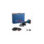 Cordless Cordless angle grinder Bosch GWS 18V-8 Professional 125 mm 18 V 2x4.0 Ah batteries with case