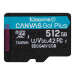 Kingston Kingston Technology Canvas Go! Plus 512 GB MicroSD UHS-I Klass 10