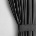 Kardinate Kardinate VELVET v&auml;rvi grafiitstiilis klassikalised h&otilde;bedased silmad materjali t&uuml;&uuml;p - tekstiil samet 140x245 AmeliaHome