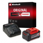 Einhell 5.2 Ah PXC Starter-Kit akulaadija Universaalne Vahelduvvool