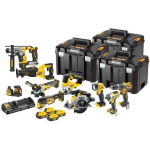 DEWALT Komplekt COMBO 18V DCK1012P4T (DCD796, DCF887, DCS565, DCS382, DCS356, DCS334, DCH172, DCG405, DCE088NG18, DCL040) 4x5,0A