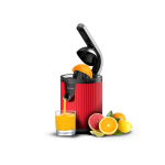Cecotec Xqueeze RetroJuice 600 Aeglane mahlapress 600 W Must, Punane, Roostevaba teras