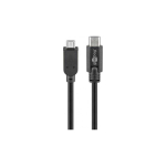 USB USB kaabel PremiumCord USB-C - mikro B 0,6 m must (ku31cmb06bk)