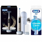Dantų Dantų &scaron;epetėlis Oral-B iO 10 seeria &bdquo;Eclipse Gold&ldquo; eriline v&auml;ljaanne, valge