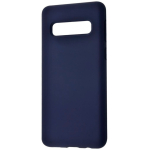 Samsung Samsung Galaxy S10 Plus Premium Soft Touch Silikoonkaitse Kott &Ouml;&ouml;sinine