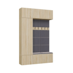 Riidekapp Riidekapp HAGA III 1SZ2W &ndash; Sonoma tamm