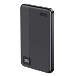 V&auml;line V&auml;line aku - KSIX MagSlim 5000 mAh USB-C PD 20 W Must