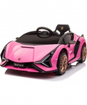 Lamborghini Lamborghini Pig 12V electric car, pink