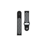 Tactical Double Silicone Band 22mm Black