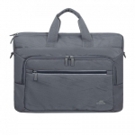 Bag Bag RivaCase Notebook bag 15.6"-16" RivaCase ECO Alpendorf 7531, gray, with ecological, waterproof material with recycling (rPET