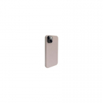 iLike Apple iPhone 14 Silicone plastic case Eco Print Design Beige