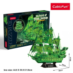 CubicFun Puzzle 3D Flying Dutchman glows in the dark