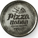 Duralex Talerz do pizzy with porcelany Recipe Collection Black śr. 31 cm - set of 6 pcs.