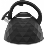Kettle Kettle with whistle Diamond 2.5 l black AMBITION