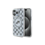 Case Case Karl Lagerfeld KLHMP15XHMCKMHT iPhone 15 Pro Max 6.7" transparent IML Monogram Karl&Choupette Head MagSafe