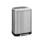 Steel Spacious waste bin, stainless steel, 50 l