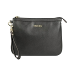 Guess, Guess, Vanilla, Synthetic leather, Bag, Toiletry, Black, Women, 25 x 19 x 2 cm Women
