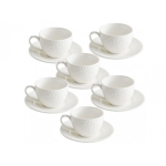UNISTAV UNISTAV VALGE PORTSELAN 6 tassi komplekt 100 ml