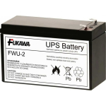 Fukawa aku &ndash; FUKAWA FWU-2 asendusbatteri, mis on ette n&auml;htud RBC2 (12V / 7,2Ah, Faston 250) &ndash; FWU-2