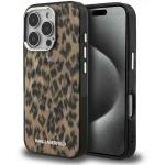 &bdquo;Karl &bdquo;Karl Lagerfeld IML Leopard MagSafe&ldquo; kate, m&otilde;eldud &bdquo;iPhone 16 Pro&ldquo; jaoks, pruun