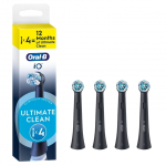 Oral-B iO Ultimate Clean Black -vahetusharjad, must, 4 tk
