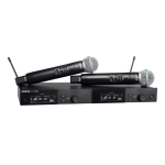 Shure SLXD24DE/B58-G59 - kahekordne digitaalne traadita s&uuml;steem kahe saatja/hoidmikmikrofoniga