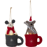 Star Star Trading Mille hiirikuusenkoristeed, 2 tk