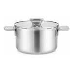 Maestro Terasest Kokkepott Kaane Tootmiseks Induktsiooniga ja Gaasiga 24cm 5.7L MAESTRO MR-3521-24
